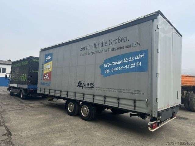 Transporter mit Pritsche & Plane MERCEDES-BENZ 818 + Anhänger