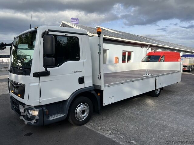 Pick-up van man TGL 8.190 BL Alu Pritsche 6.10m! AHK Maul + 3.5T