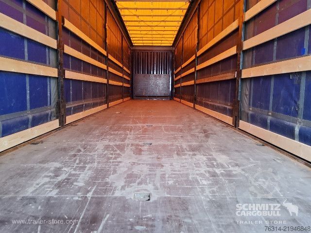 Open semitrailer with tarp Krone Curtainsider Mega