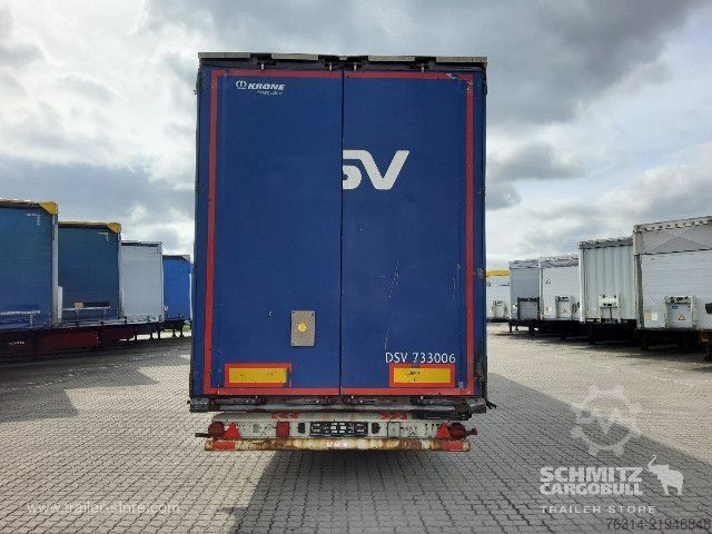 Open semitrailer with tarp Krone Curtainsider Mega