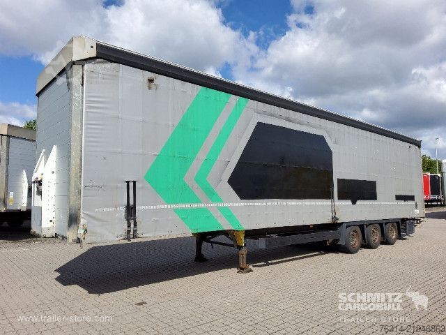 Open semitrailer with tarp Schmitz Cargobull Curtainsider Mega Getränke