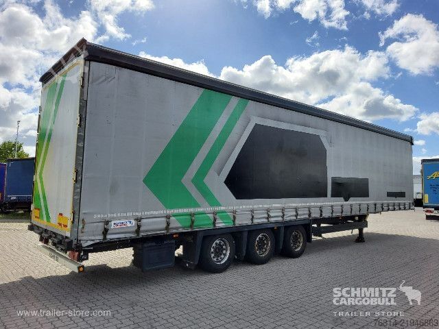 Open semitrailer with tarp Schmitz Cargobull Curtainsider Mega Getränke