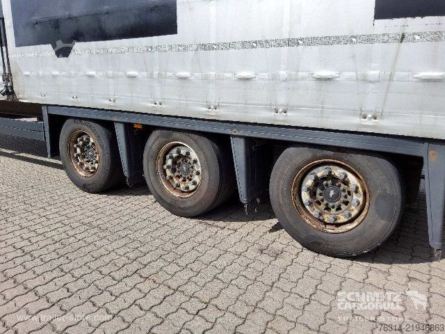 Open semitrailer with tarp Schmitz Cargobull Curtainsider Mega Getränke