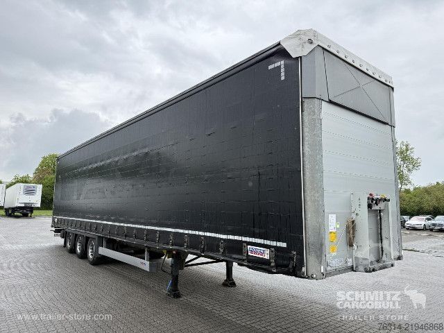 Open semitrailer with tarp Schmitz Cargobull Curtainsider Mega Getränke