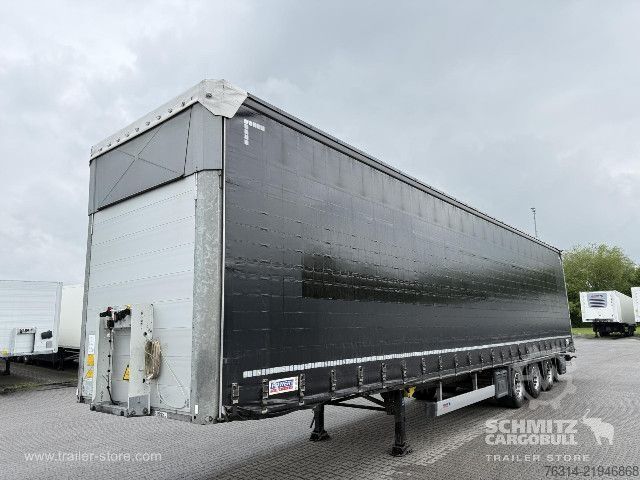 Open semitrailer with tarp Schmitz Cargobull Curtainsider Mega Getränke