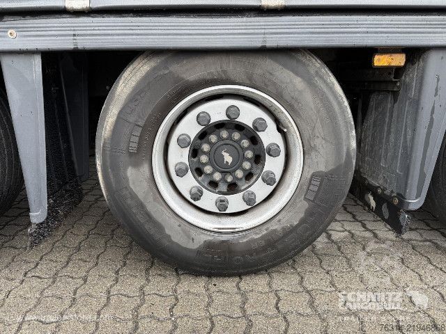 Open semitrailer with tarp Schmitz Cargobull Curtainsider Mega Getränke