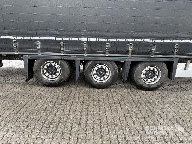 Open semitrailer with tarp Schmitz Cargobull Curtainsider Mega Getränke