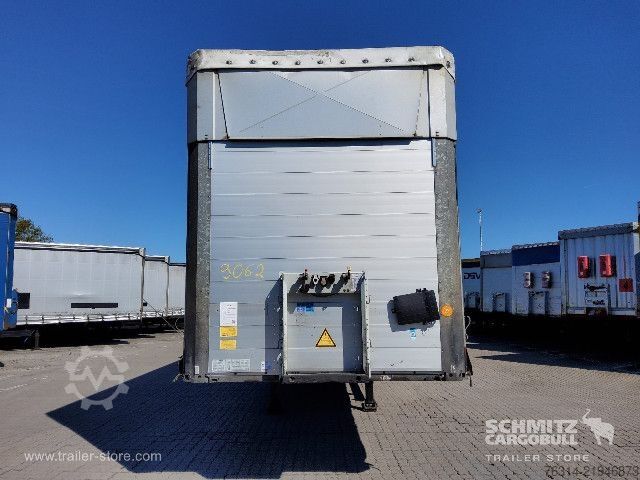 Open semitrailer with tarp Schmitz Cargobull Curtainsider Mega Getränke