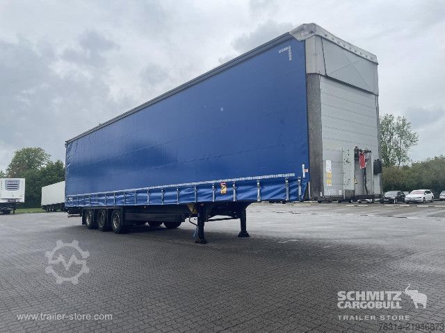 Open semitrailer with tarp Schmitz Cargobull Curtainsider Mega Getränke