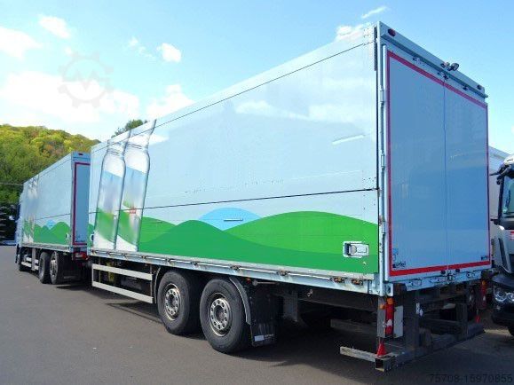 Beverage truck DAF XF 460 SC*NLA*kpl. Zug*Türen*MSH*38 Pal.*Kamera