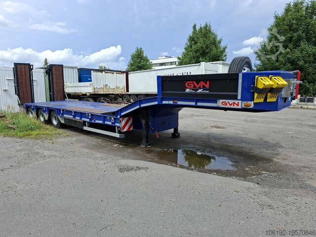 Tieflader-Sattelauflieger GVN Tieflader