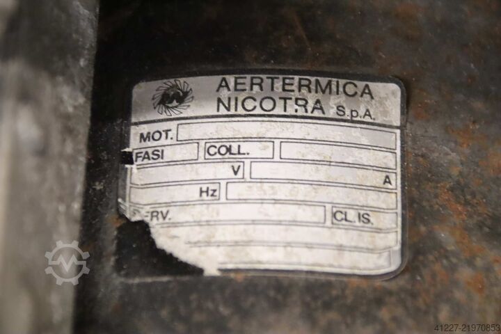 Extraction blower 1.5 kW 1360 rpm Aertenica Nicotra 12/9 DD  Lüfterrad Ø 225 x 240 mm