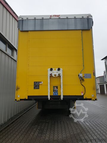 Open semitrailer with tarp Fliegl SDS 350 Gardine Standard