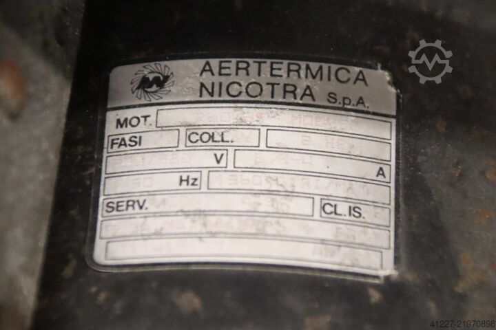Extraction blower 1.5 kW 1360 rpm Nicotra Aertenica 12/9 DD  Lüfterrad Ø 225 x 240 mm