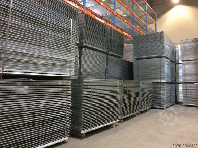 10,000 PCs Einlegegitter gratings 10.000 Stück Einlegegitter Gitterroste für Palettenregale verzinkt