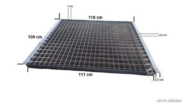 10,000 PCs Einlegegitter gratings 10.000 Stück Einlegegitter Gitterroste für Palettenregale verzinkt