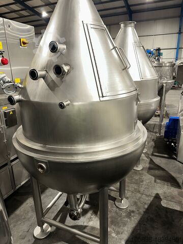 Jam cooking vessels Foodmek Tulip vessels