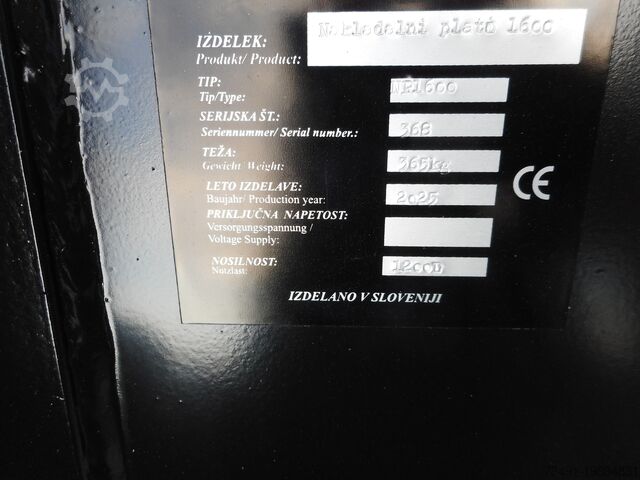 Schaufel Kozina Staplerschaufel NEU!