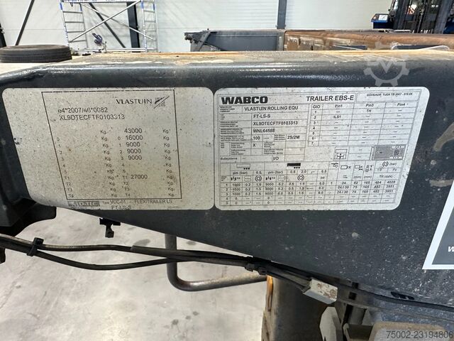 D-TEC FLEXITRAILER / 45FT HC MULTI / drumbrakes / liftaxle / NL D-TEC FLEXITRAILER / 45FT HC MULTI / drumbrakes / lif...