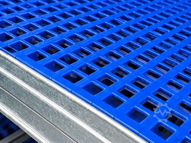 Metalsistem Super 1-2-3 boltless shelving unit, base and add-on bay, with 5 shelves  Super 1-2-3