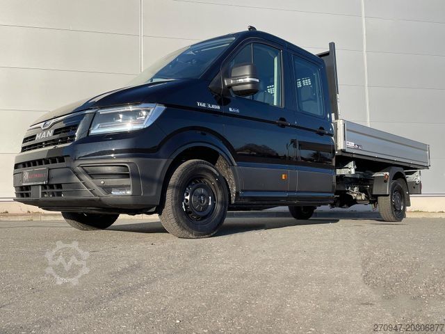 Transporter mit Kipper MAN TGE 3.180 Pritsche KIPPER DOKA LR 4x4 ACC LED