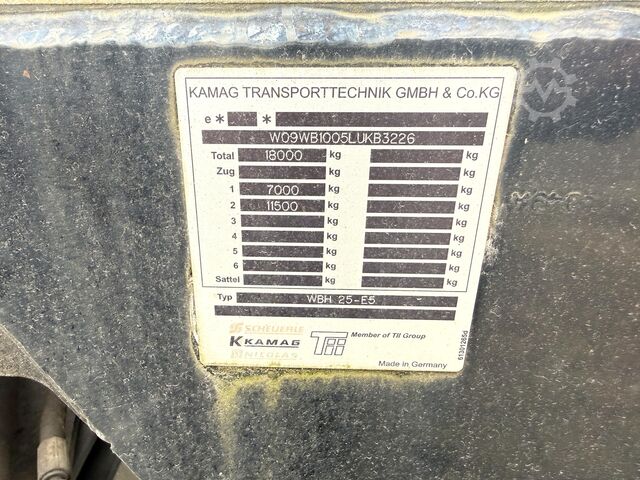 Swap body truck KAMAG WBH 25-E5 PrecisionMover