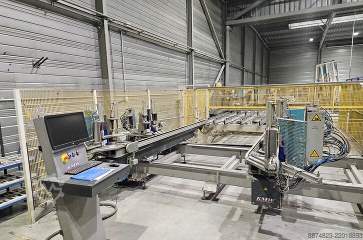 PVC window welding line KMW A4H KMW Soudeuse A4H