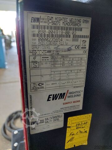 MIG-MAG-Puls-Schutzgasschweißgerät EWM Phönic 330 Expert Puls for
