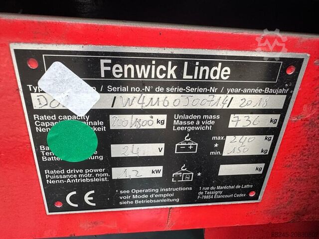 Elektrischer DUO-Stapler Linde D08 VS-22565 LINDE D08