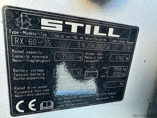 VS-22593 Electric forklift Still RX60-35 STILL RX60-35