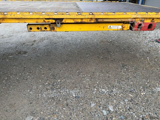 Wechselpritsche offen Krone BDF 7,45m Lochleiste Teleskopstützen