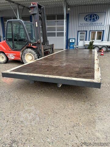 Wechselpritsche offen Krone 7,45m BDF Plattform mehrfach vorhanden
