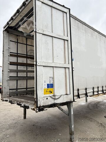 Wechselbrücke mit Pritsche & Plane Krone Jumbo 3m Innenhöhe Hubdach Edscha