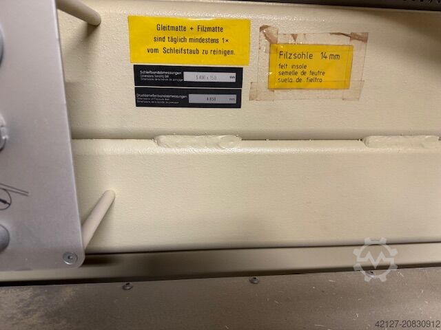 Breitbandschleifmaschine mit Lackschliff Heesemann KSM8 CSD 1300 + EA2