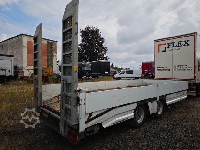 Tieflader Anhänger  Alga TAT B-180, 7,3 mtr., Rampen, 19to. GG. low