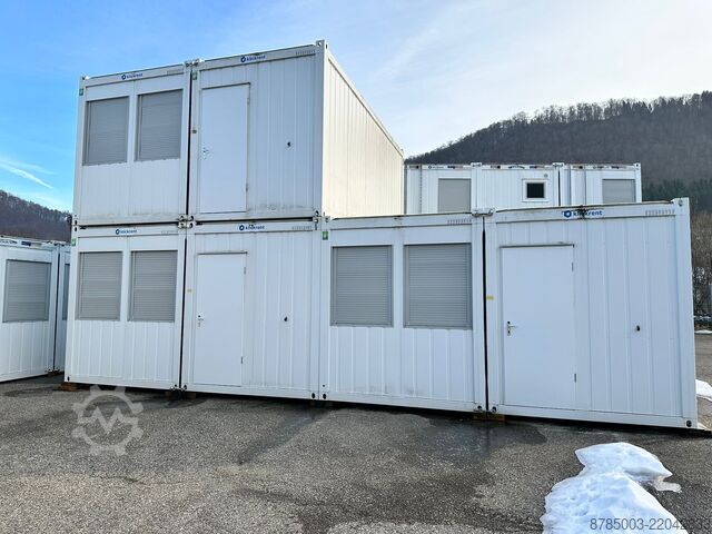 Residential container Diverse 20ft Container-Anlage (24 Einheiten)