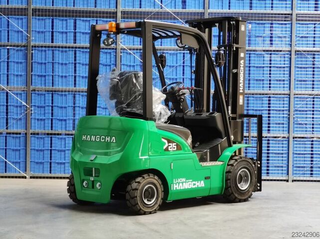 Hangcha CPD25, 2,500 kg, 4.8 m triplex mast, lithium-ion HANGCHA CPD25-XD6-SI21