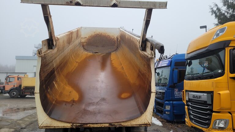 Walking floor MEILLER KISA3 Stahlmulde hydr. Klappe Liftachse