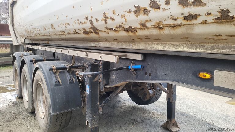 Walking floor MEILLER KISA3 Stahlmulde hydr. Klappe Liftachse