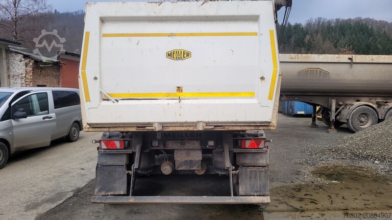 Walking floor MEILLER KISA3 Stahlmulde hydr. Klappe Liftachse