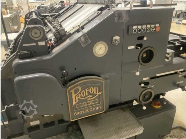Letterpress machine Heidelberg SBD  Profoil Gold