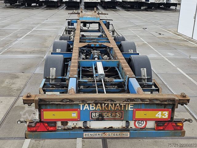 Container transportation RENDERS CHASSIS PORTMASTER