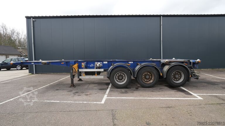 Container transportation D-tec Container transport trailer ADR 30FT