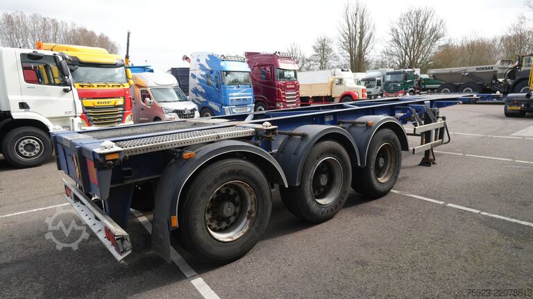 Container transportation D-tec Container transport trailer ADR 30FT