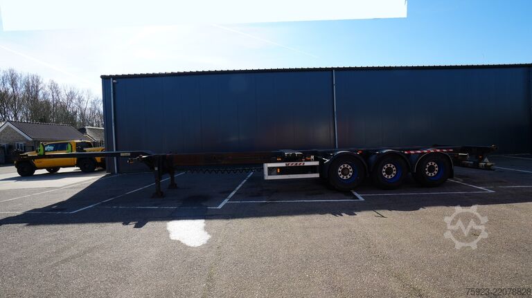 Container transportation Nooteboom Container transport trailer
