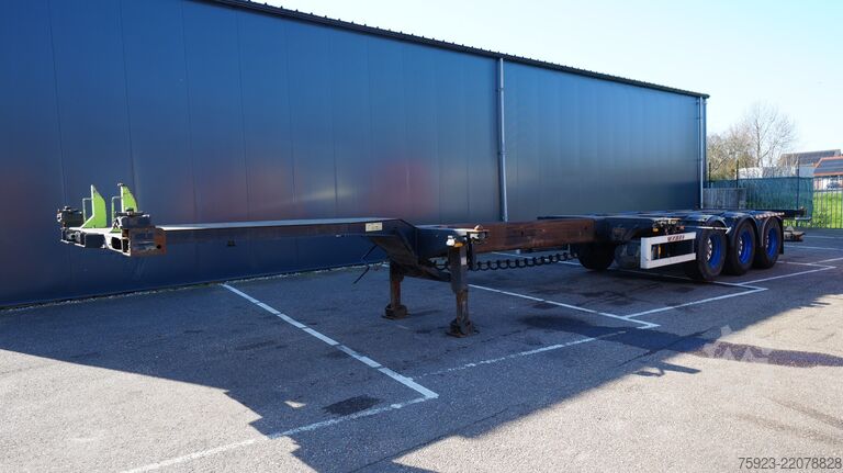 Container transportation Nooteboom Container transport trailer