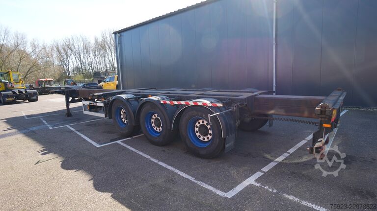 Container transportation Nooteboom Container transport trailer