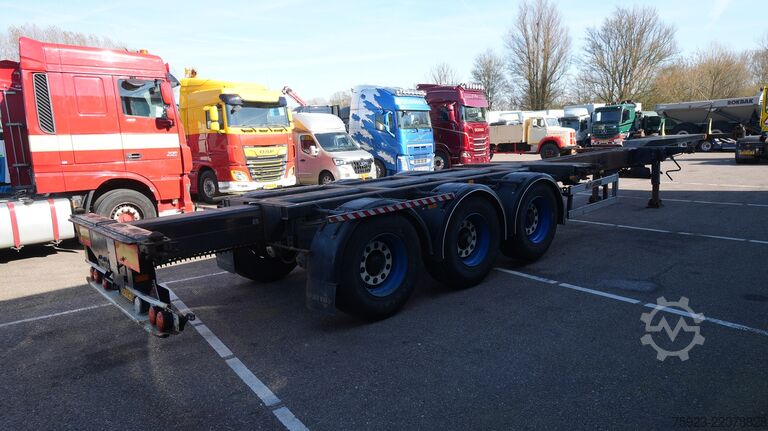 Container transportation Nooteboom Container transport trailer
