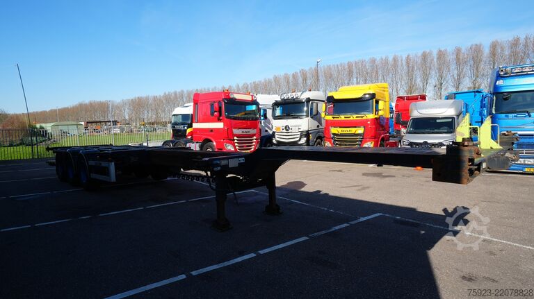 Container transportation Nooteboom Container transport trailer