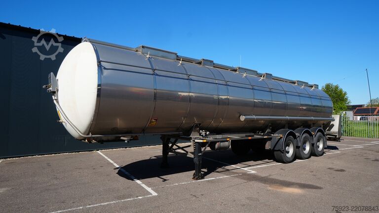 Food tanker Van Hool 3 axle food tank trailer 33.300ltr